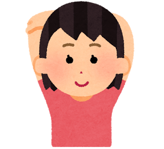 肩のストレッチ 