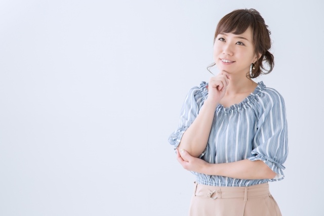 前向きな女性 