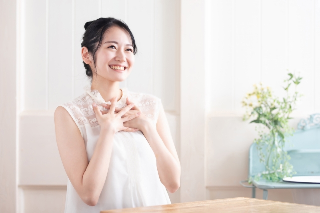 予防により不安がなくなった女性